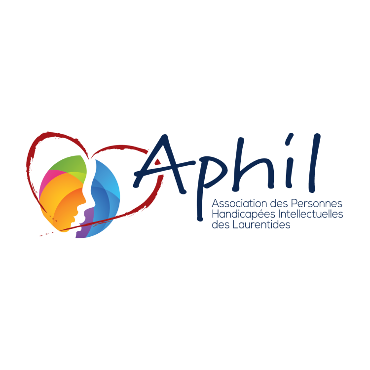 Logo de l'Association des personnes handicapées intellectuelles des Laurentides (APHIL)